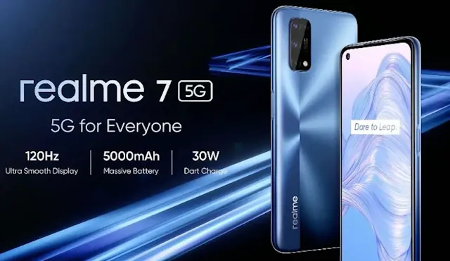 رسميًا سعر ومواصفات هاتف ريلمي 7 فايف جي Realme 7 5G