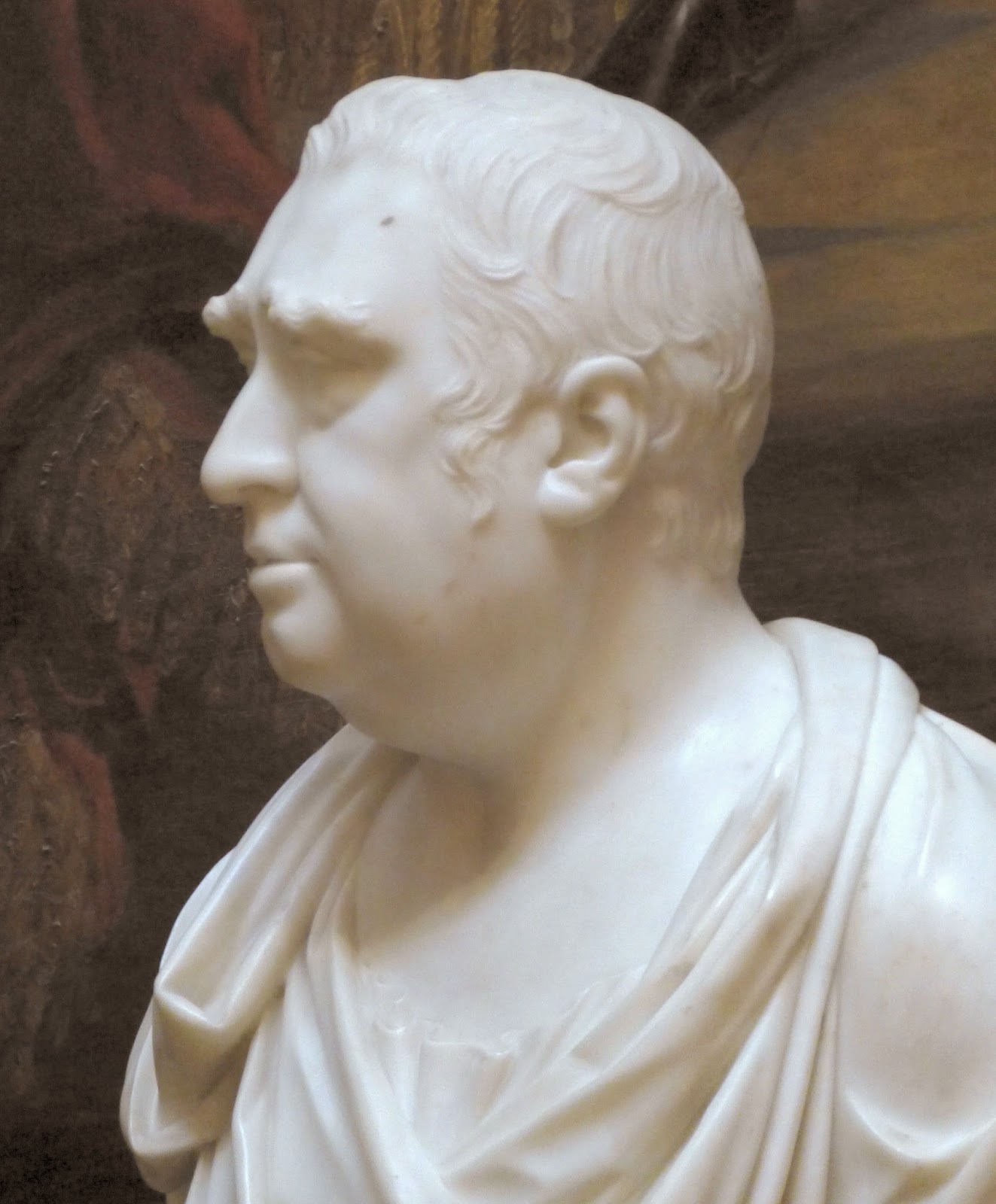 Bust of Charles James Fox by Joseph Nollekens on display at Chatsworth Bust of Charles James Fox by Joseph Nollekens on display at Chatsworth