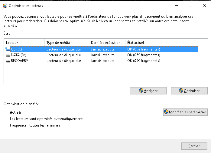 Defragmenter Windows 10 Gratuit En Francais Defragmenter disque windows 10 - Fonds d'écran HD