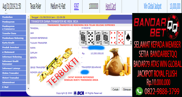 Jackpot Idn Poker Royal Flush Member Bandar Ceme Bet QQ Online
