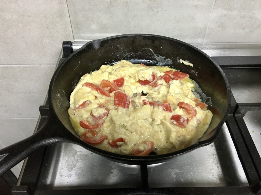 Bell Peppers and Egg Sandwich