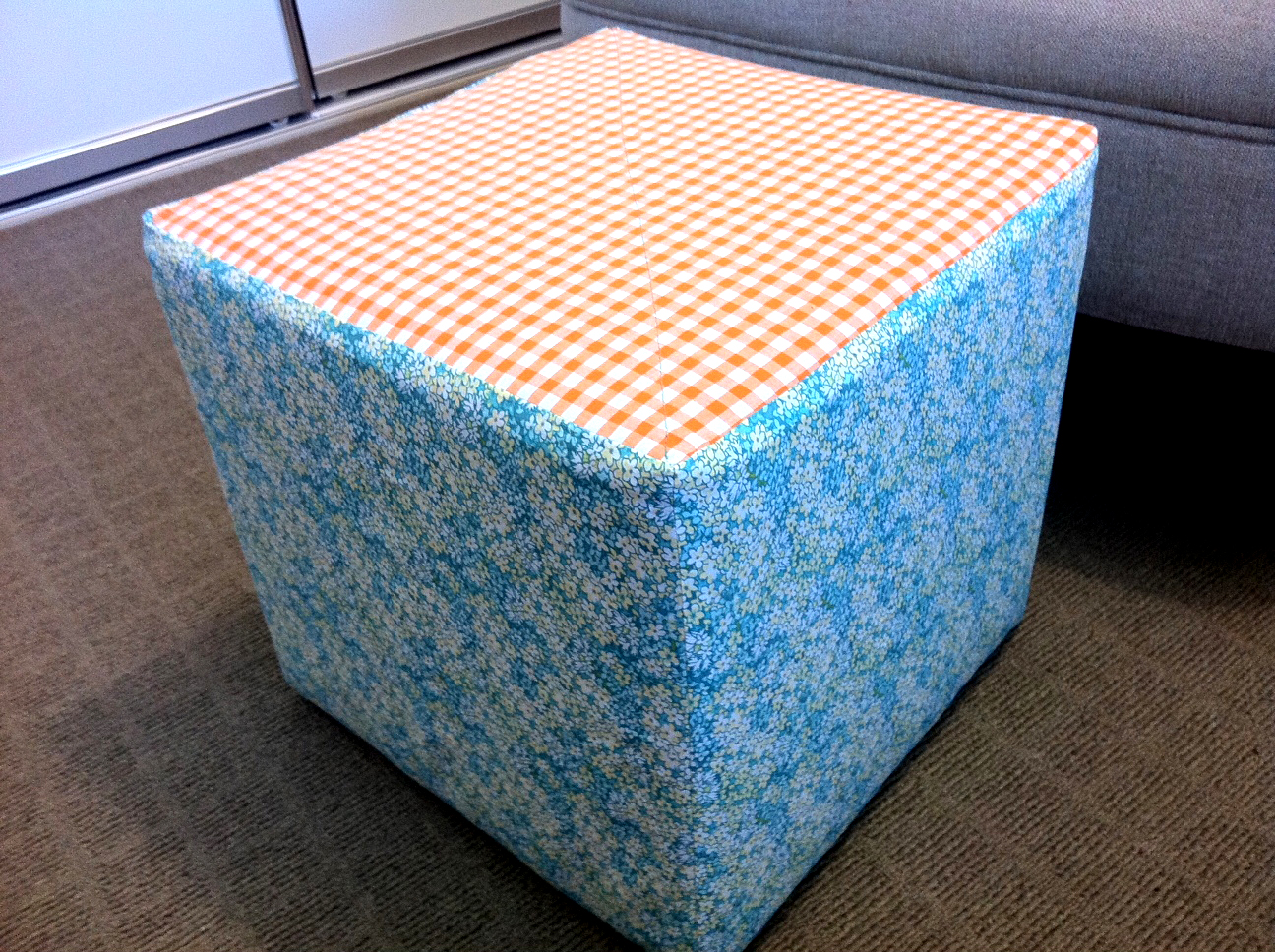Strawberry Cream Silk Ottoman Fabric main image 1