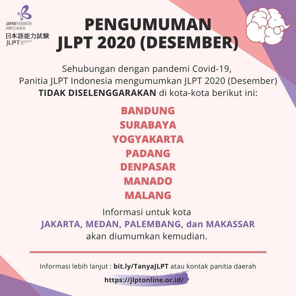 Jlpt Desember 2020 Tetap Dilaksanakan Fujiharu Com