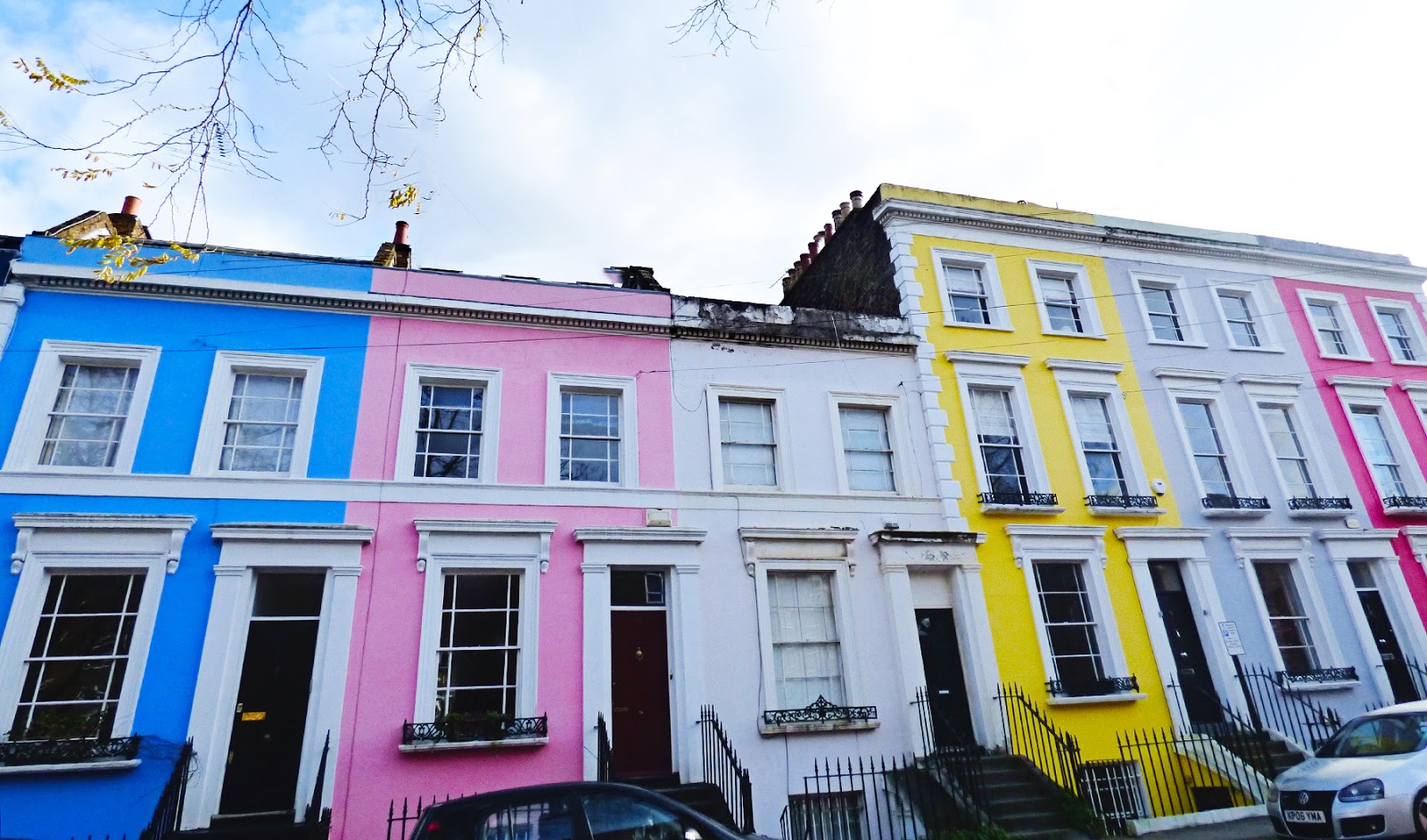 The Colorful Houses of Notting Hill | Paige Taylor Evans