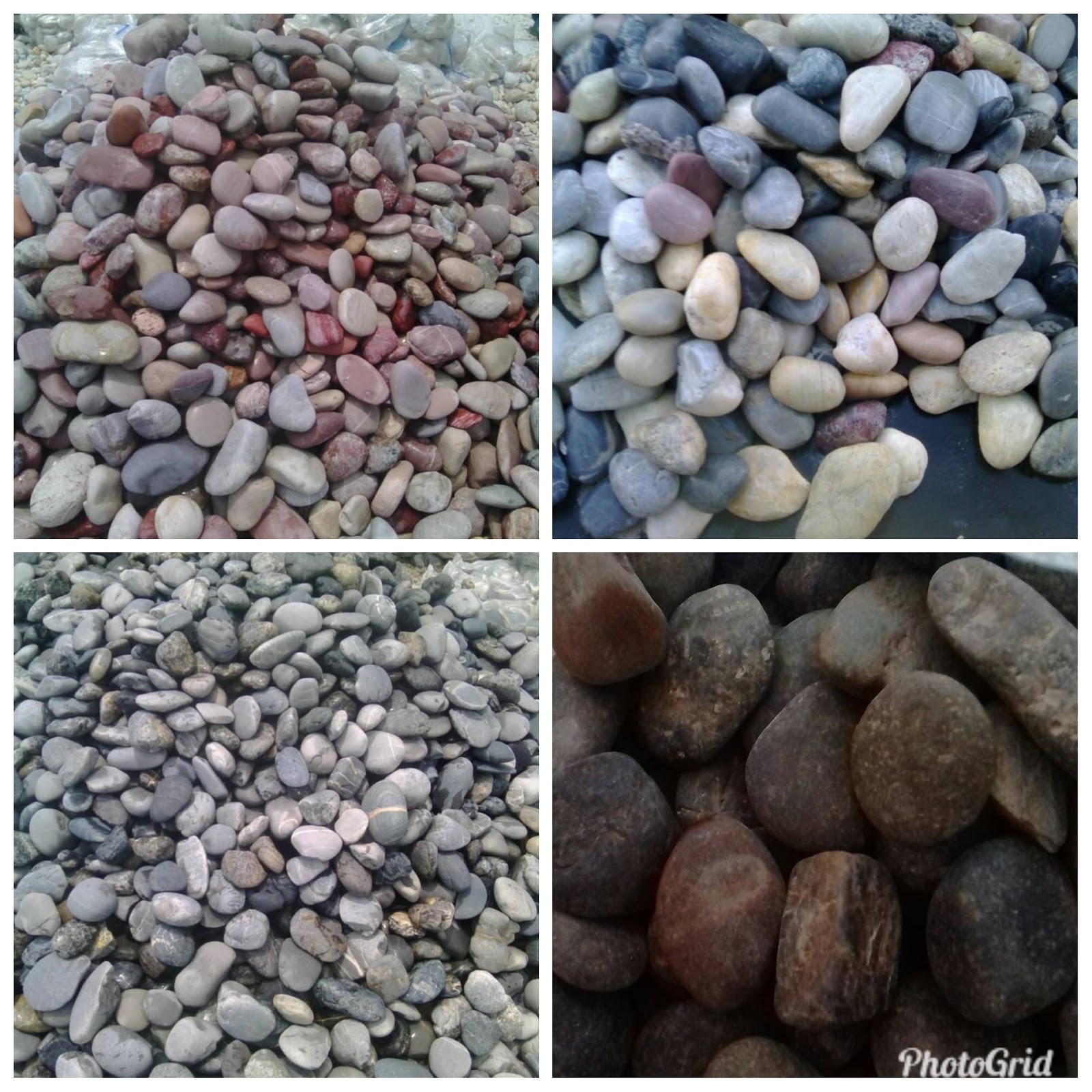 หินจัดสวน: หินกรวดแม่น้ำ
