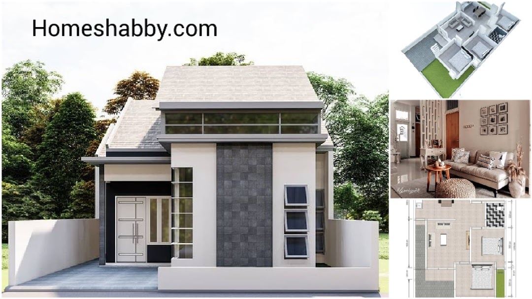 Get Desain  Rumah  Minimalis Ukuran  8X11 Meter  Pictures 