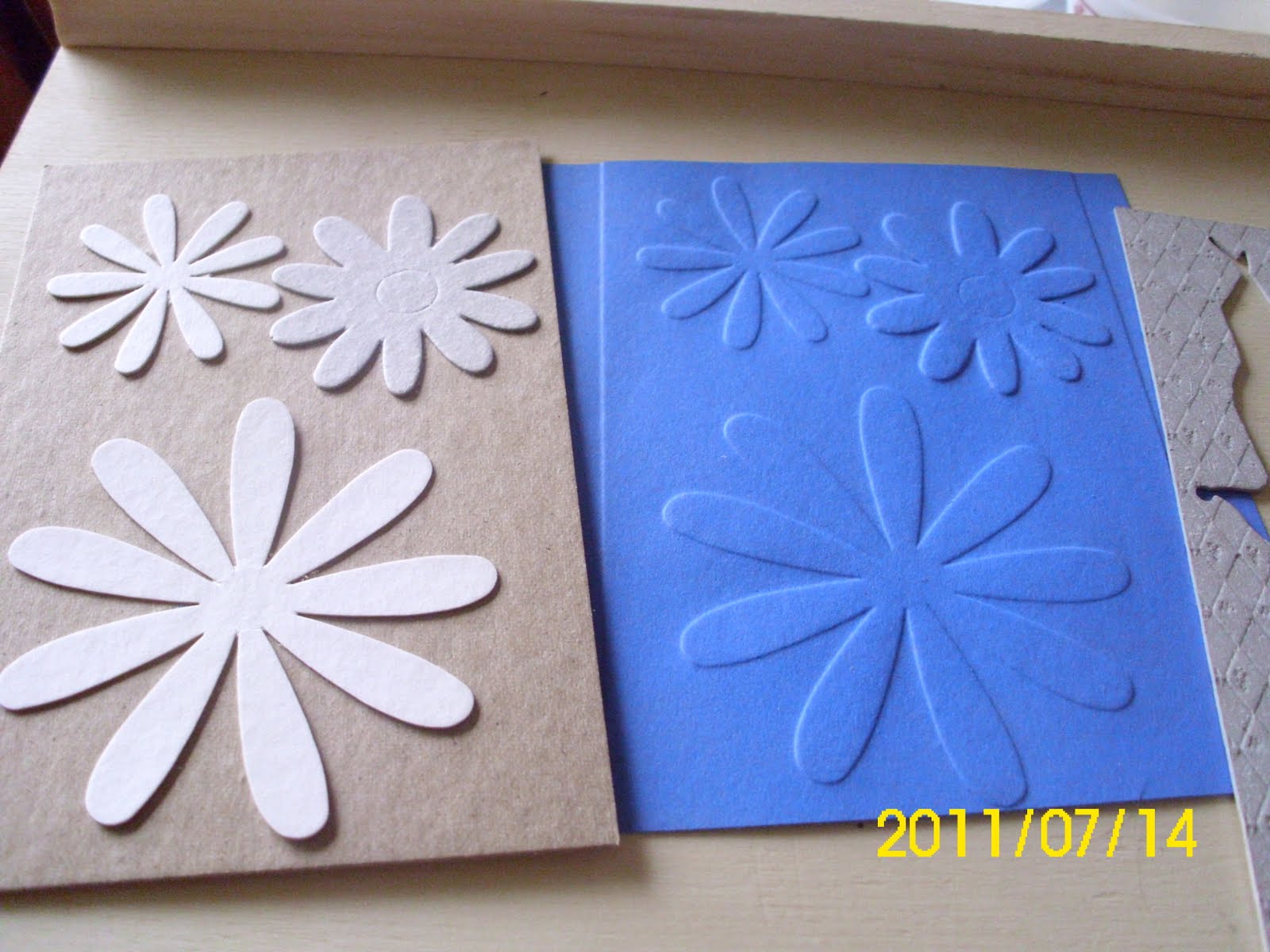 Scrapbooks and Cows? Make your own embossing folders!