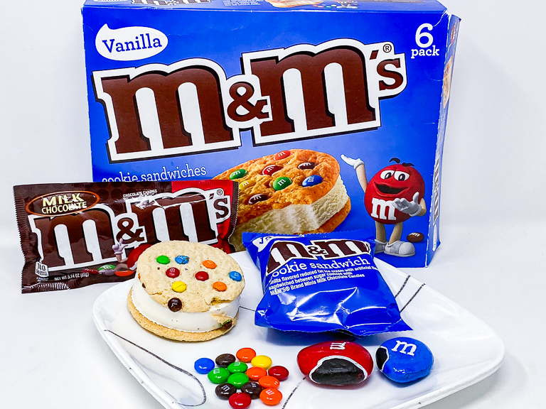 Tales of the Flowers M&Ms Ice Cream Cookie Sandwiches