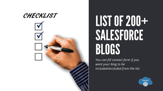 List Of 200+ Salesforce Blogs On Web