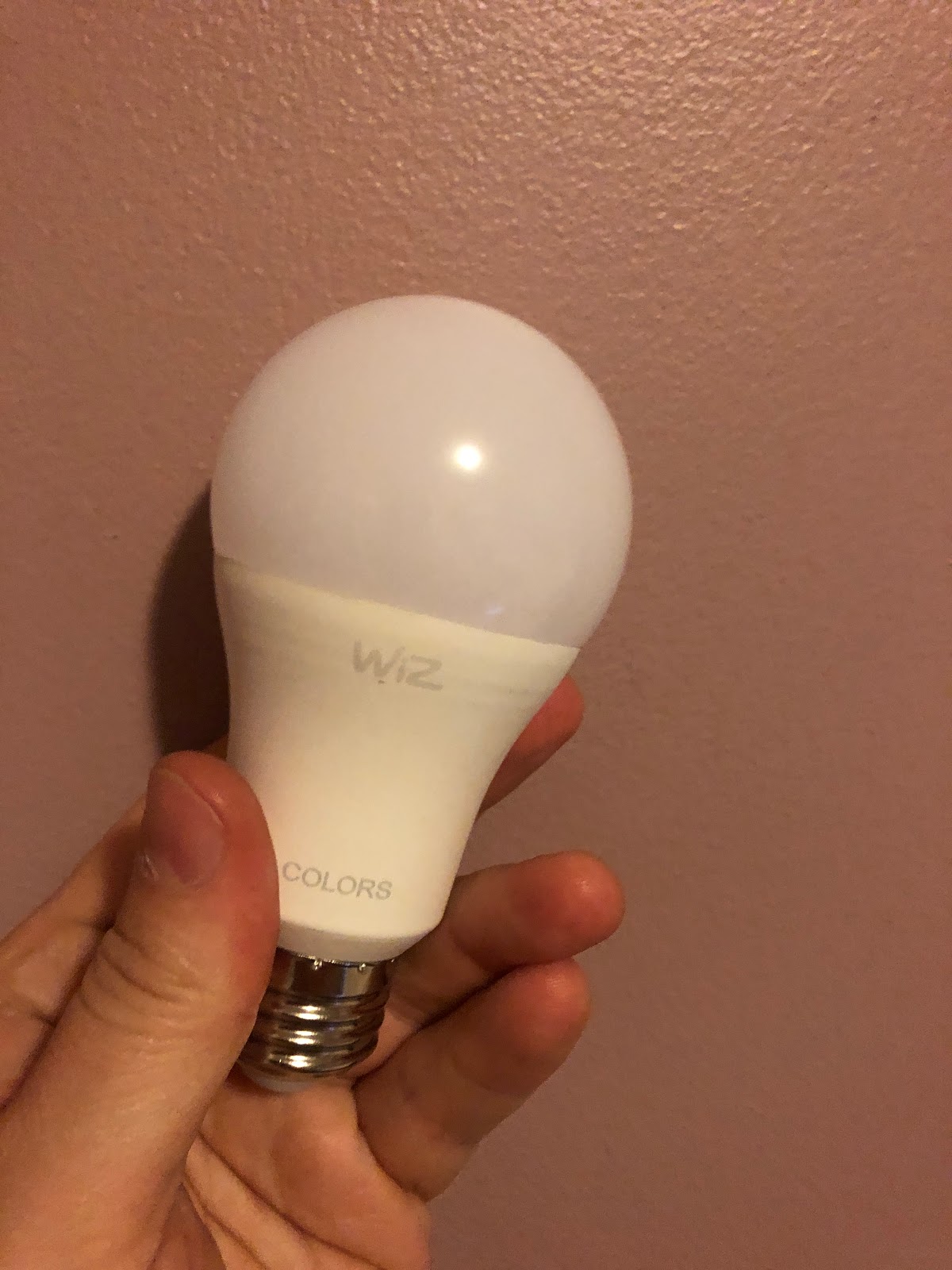 wiz light google home