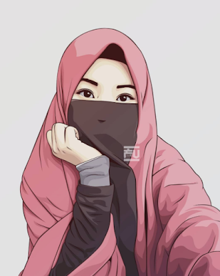 1001 Gambar Kartun Muslimah Bercadar