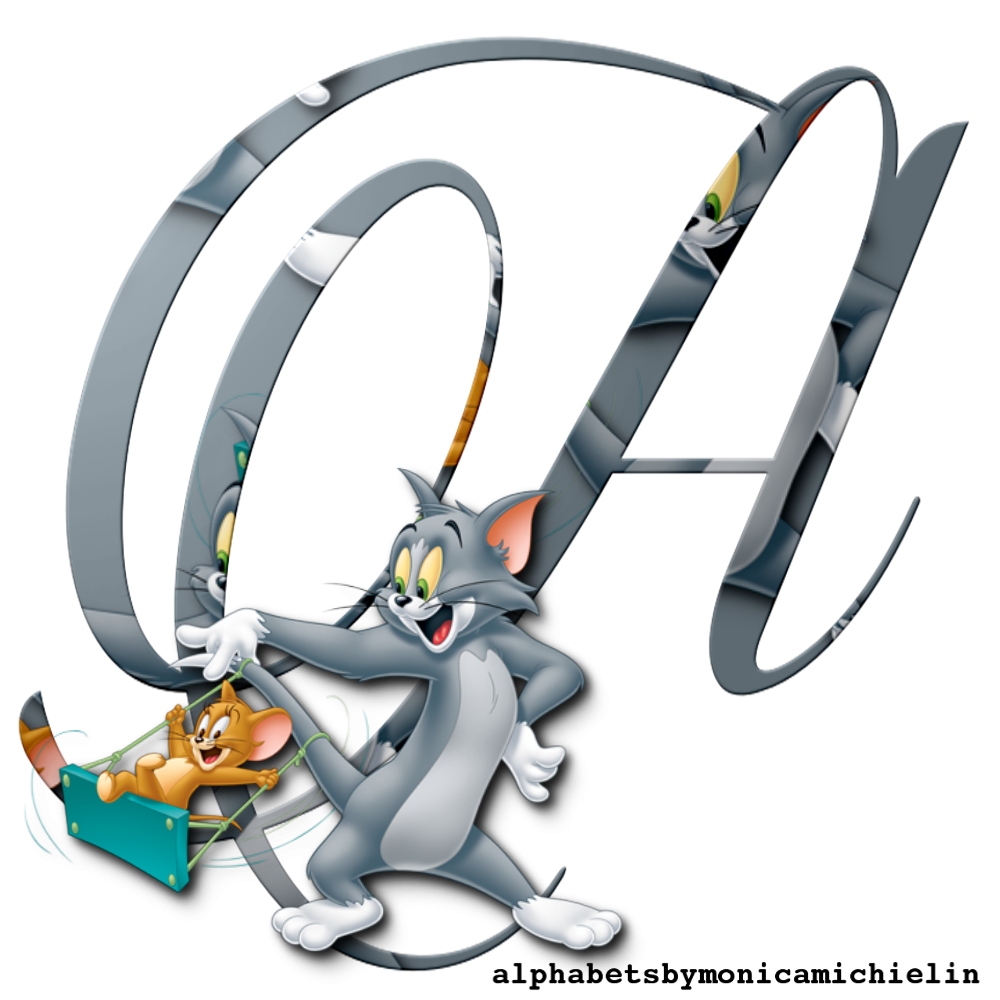 M. Michielin Alphabets: TOM AND JERRY CARTOON ALPHABET PNG