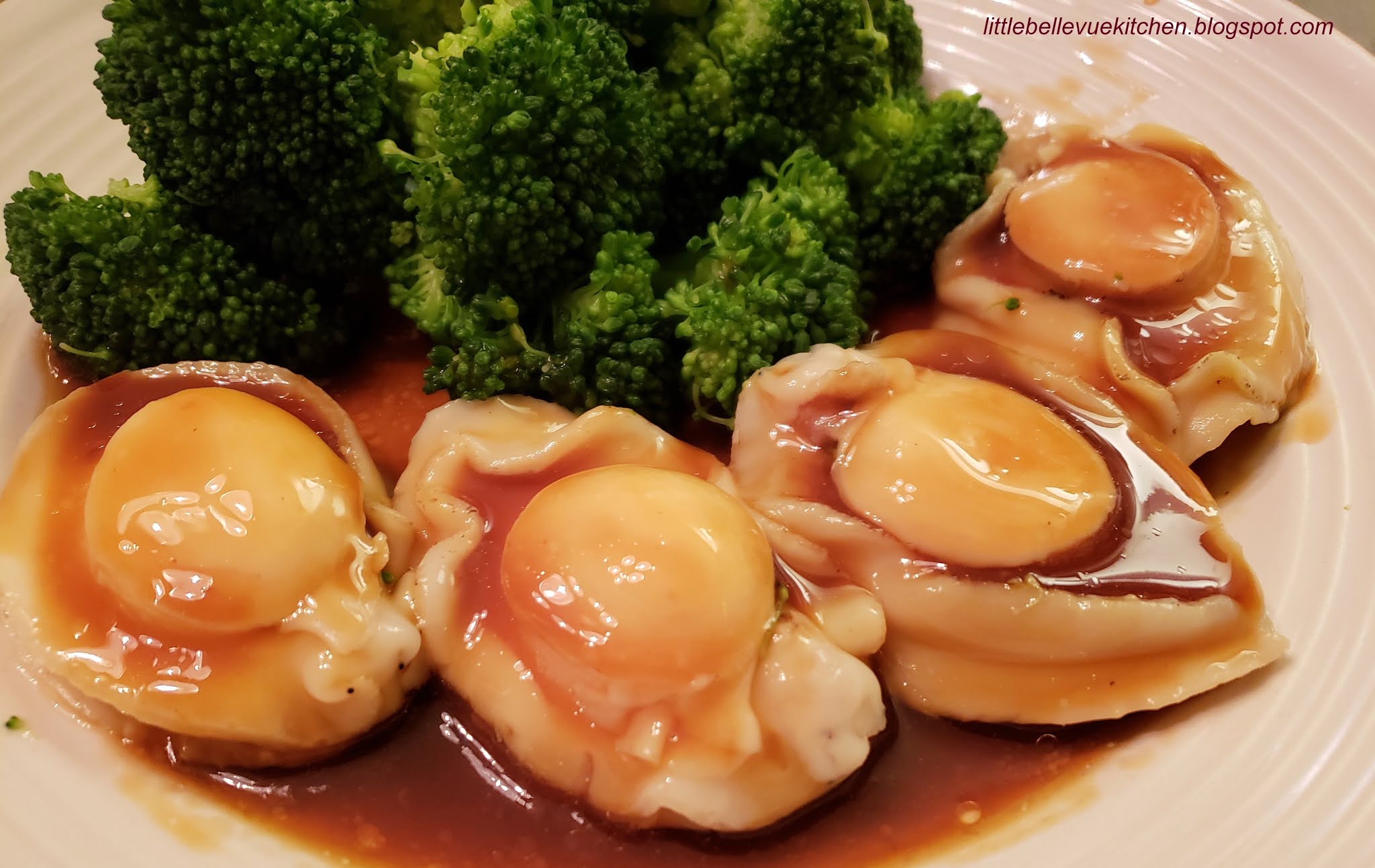 Little Bellevue Kitchen Braised Abalone with Broccoli