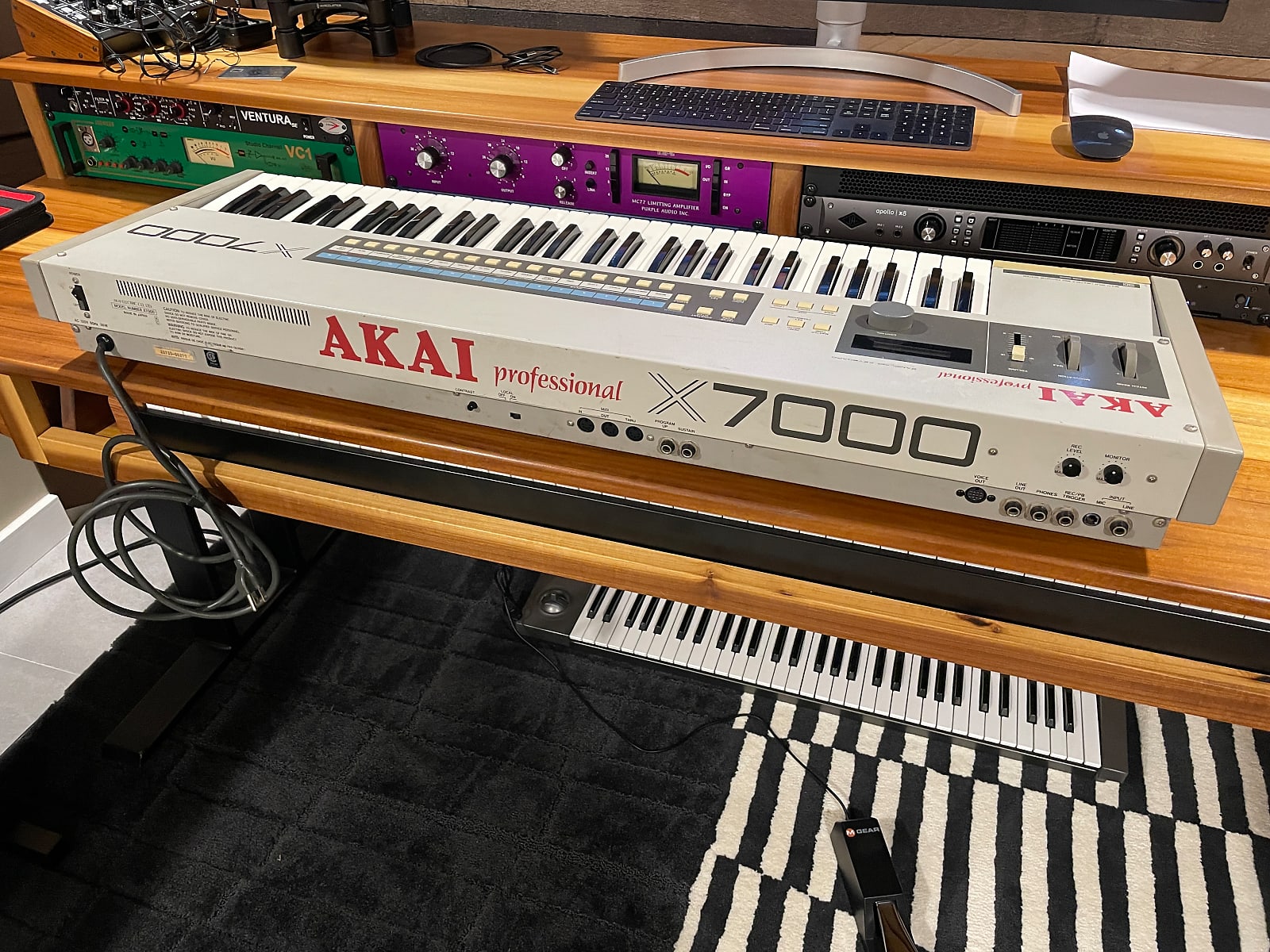 MATRIXSYNTH Akai X7000 Sampling Keyboard