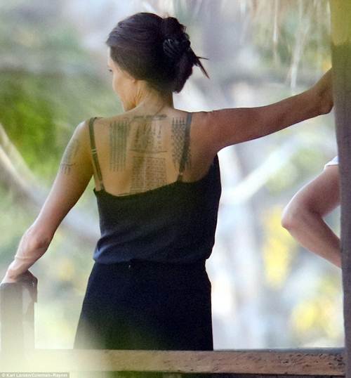 Angelina Jolie Debuts Three New Tattoos On Set Of Her Latest Movie!