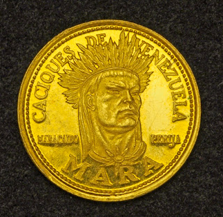 Venezuela 5 Bolivares Gold Coin, investing in gold