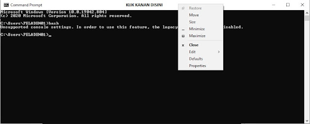Unsupported mode. Unsupported mode