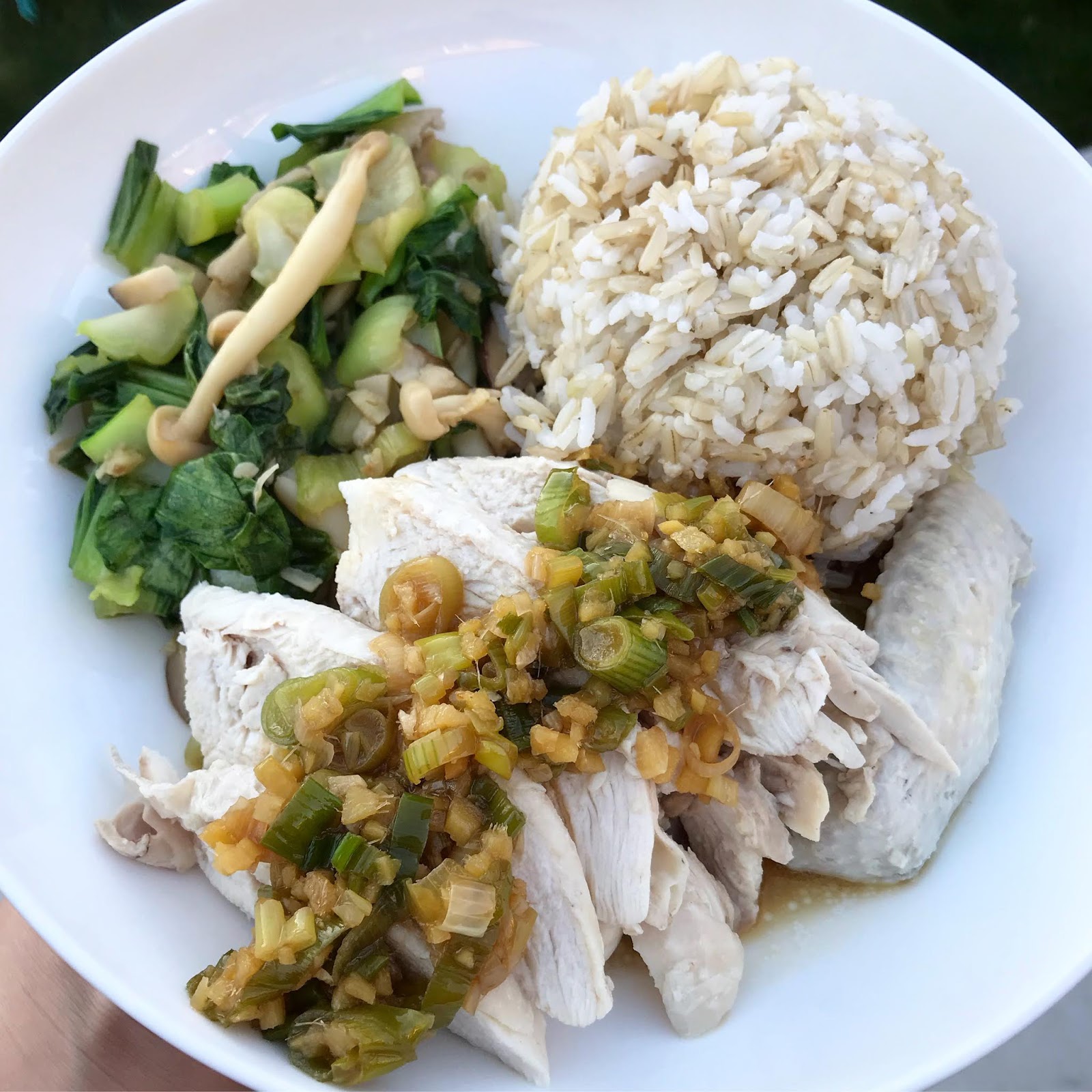 Chinese Style Chicken with Ginger and Spring Onion / LUCY LOVES TO EAT