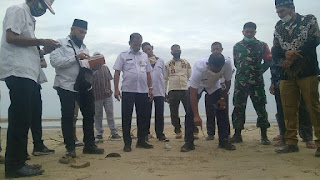 Pasca Pertemuan dengan Menteri Kelautan, Rocky Tinjau Lokasi untuk Tambak Udang Nasional Januari 21, 2021