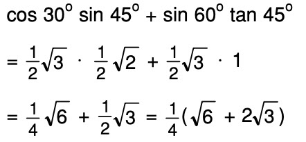 Nilai Dari Cos 30 Sin 45 Sin 60 Tan 45 Mas Dayat