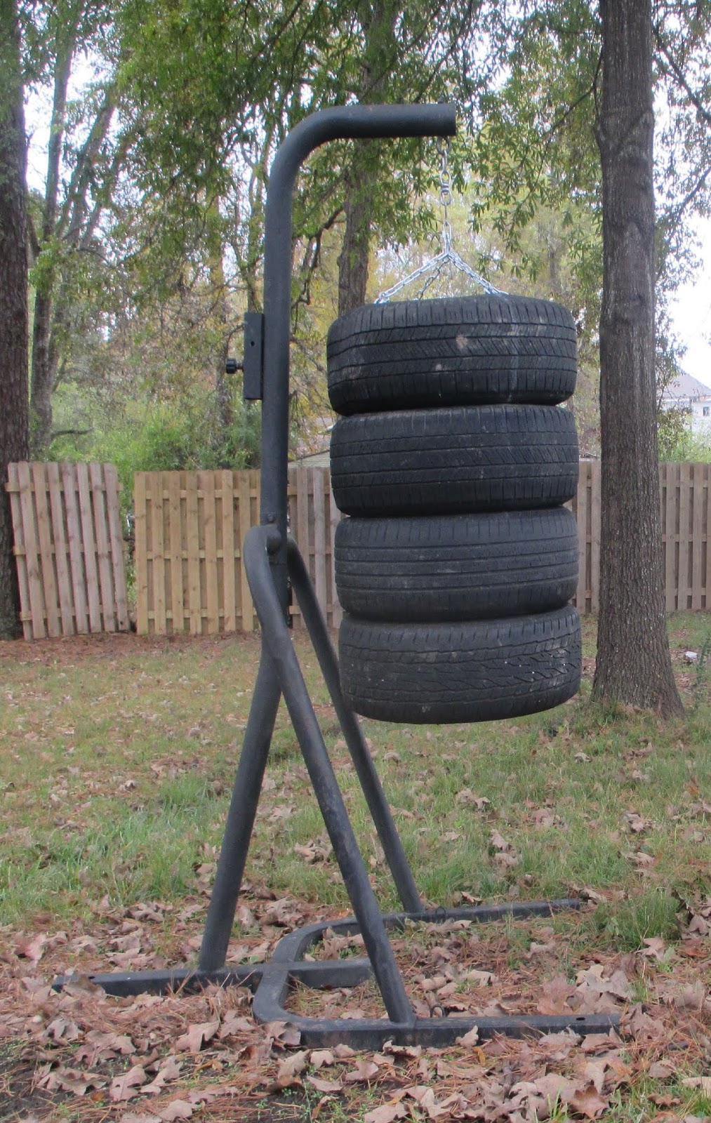 The Punching Blog DIY Heavy Bag made from tires