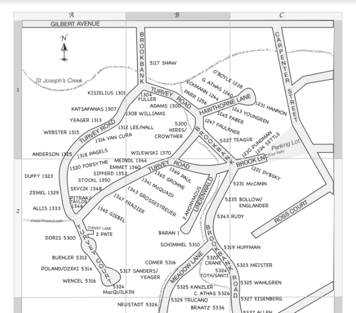 Denburn Woods Map