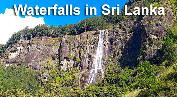 Waterfalls in Sri Lanka