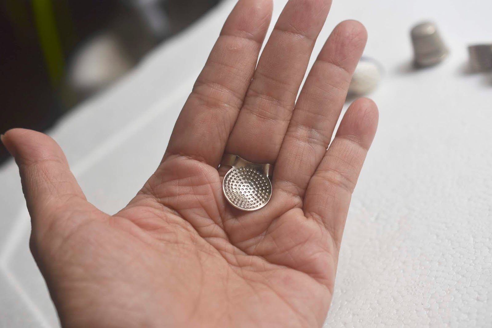 How To Use A Thimble Ring