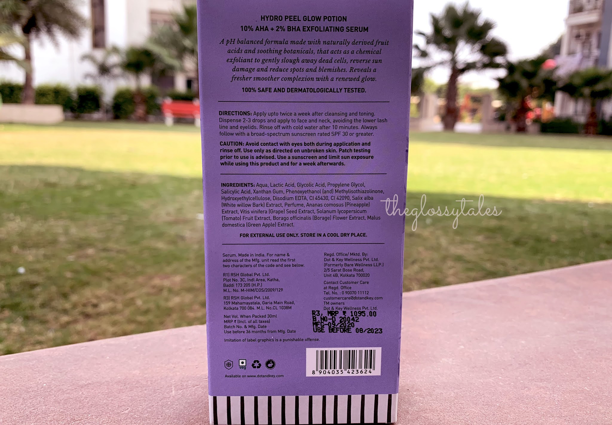 dot and key chemical exfoliator