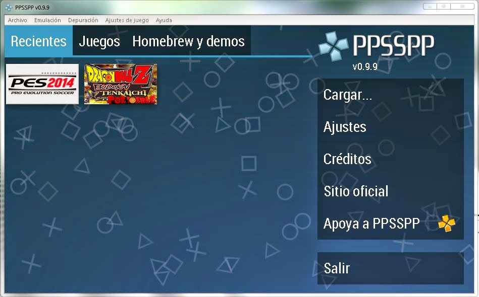 PPSSPP Emulador - Clicarlos