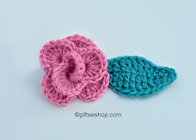 crochet flower rose pattern tutorial