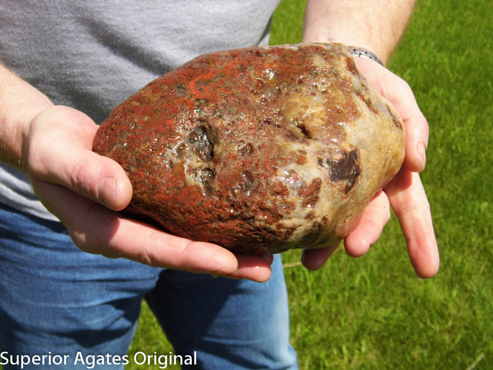 Superior Agates Wire Wrapped Gemstone Jewelry: 9 LB Lake Superior Agate