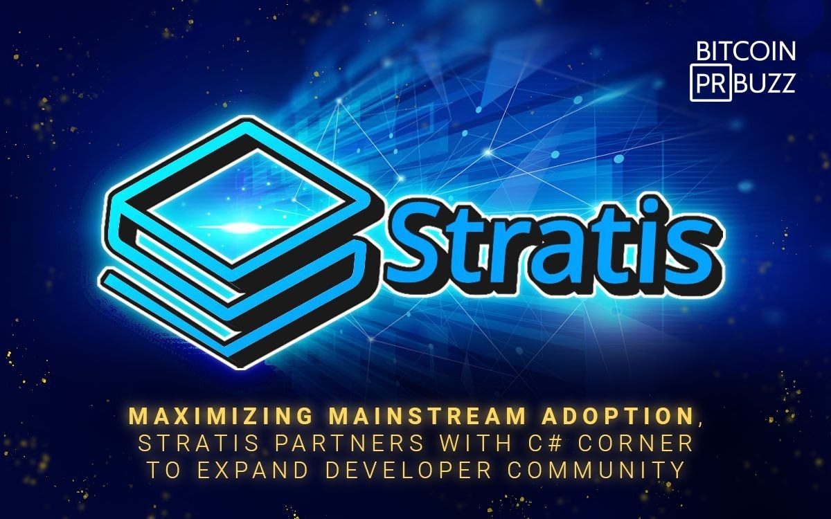 Stratis Partners With World's Largest .NET Development Community to Expand Developer Community