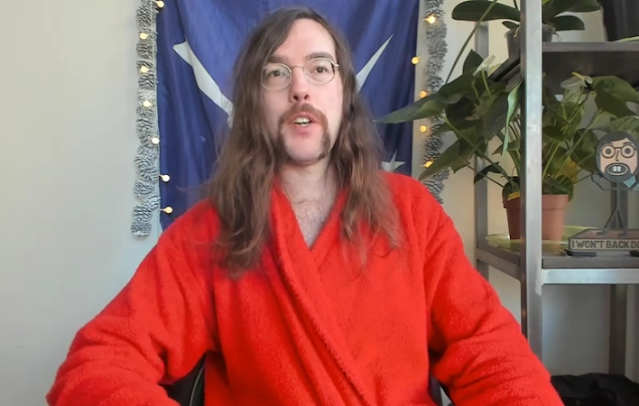 MAN IN BATHROBE CONTINUES TO LECTURE NATION ABOUT ELECTION