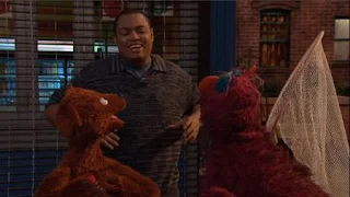 Telly, Baby Bear, Chris, Sesame Street Episode 4410 Firefly Show season 44