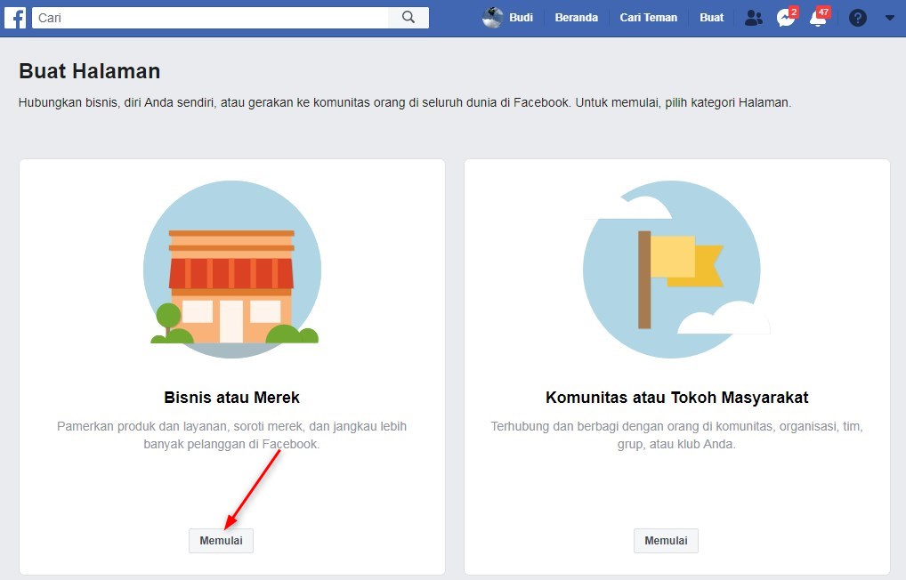 Cara Membuat Fanspage Facebook di Pc dan Android