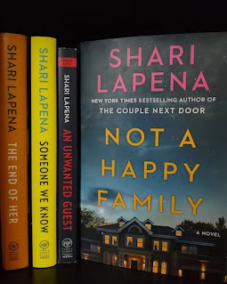 book review not a happy family shari lapena