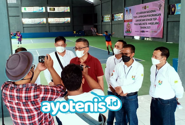 Kejurnas Tenis Piala Wali Kota Magelang Resmi Dibuka: Ini Pesan Ketum PP PELTI Bagi Atlet