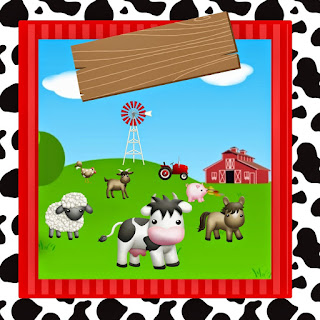 Baby Farm Animals Free Printable Party Kit. 