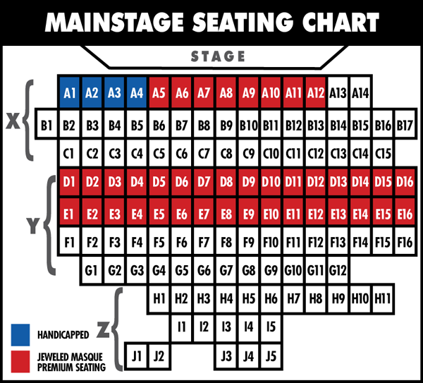 PHX Stages Seating Charts