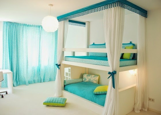 Teenage Girl Bedroom Ideas With Bunk Beds, Bunk Bed Girl Bedroom Ideas