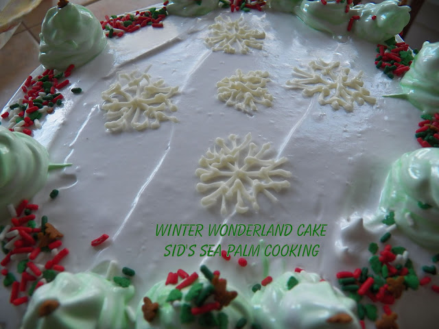 Winter Wonderland Cake