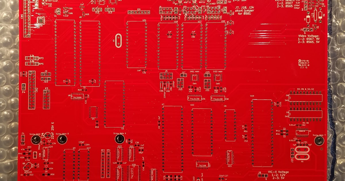 CloneaDore C64 Micro ATX Replacement Motherboard New Prototype Board!!