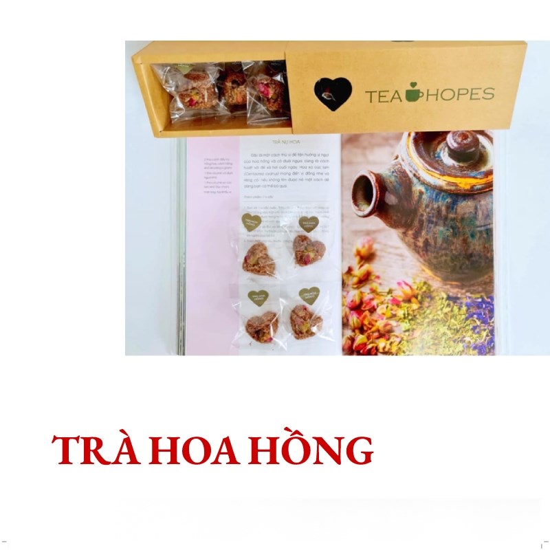 Trà Đình Viên trà hoa hồng 8 viên/14 viên