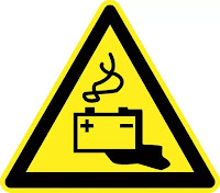 Battery hazard Symbol