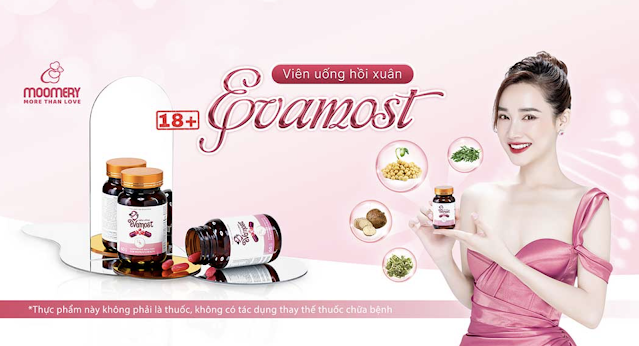 Tinh chất vệ sinh và viên uống nội tiết Evamost