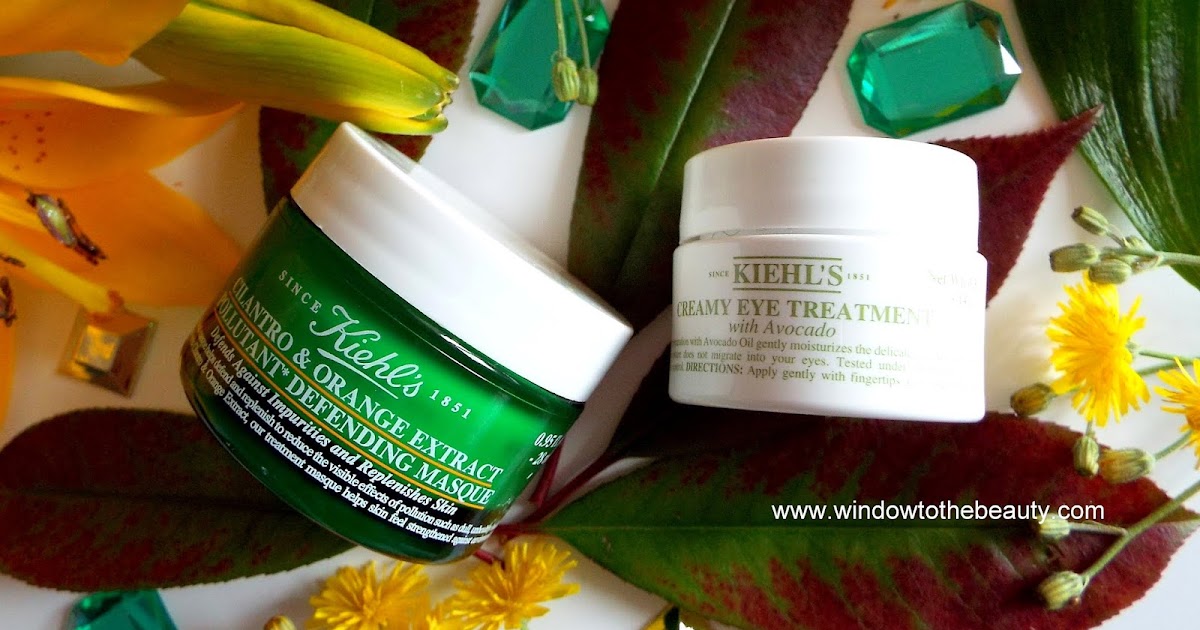 Window to The beauty Kiehl's Eye Treatment and Face Mask Review