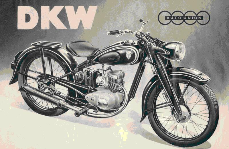 DKW RT 175 Motorcycle Poster Poster Picture Art Print RT175 AFFICHE Shield literature 