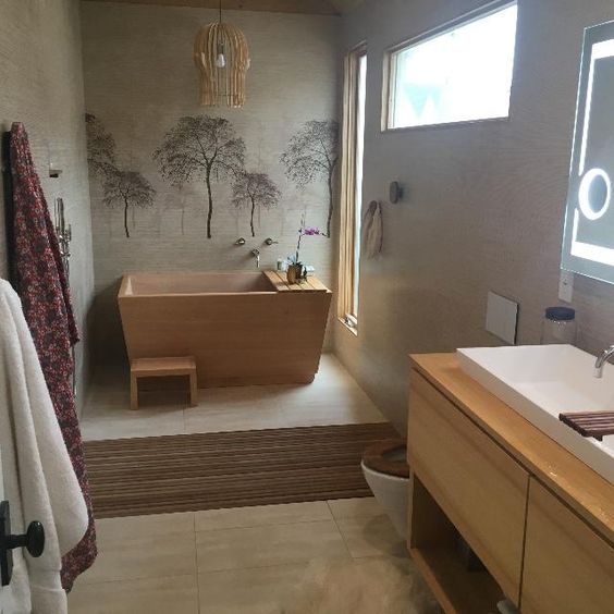 ห้องอาบน้ำสไตล์ญี่ปุ่น