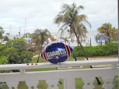 Go, Giants!  Eli remains my favorite! Our balcony at Banana Bay.